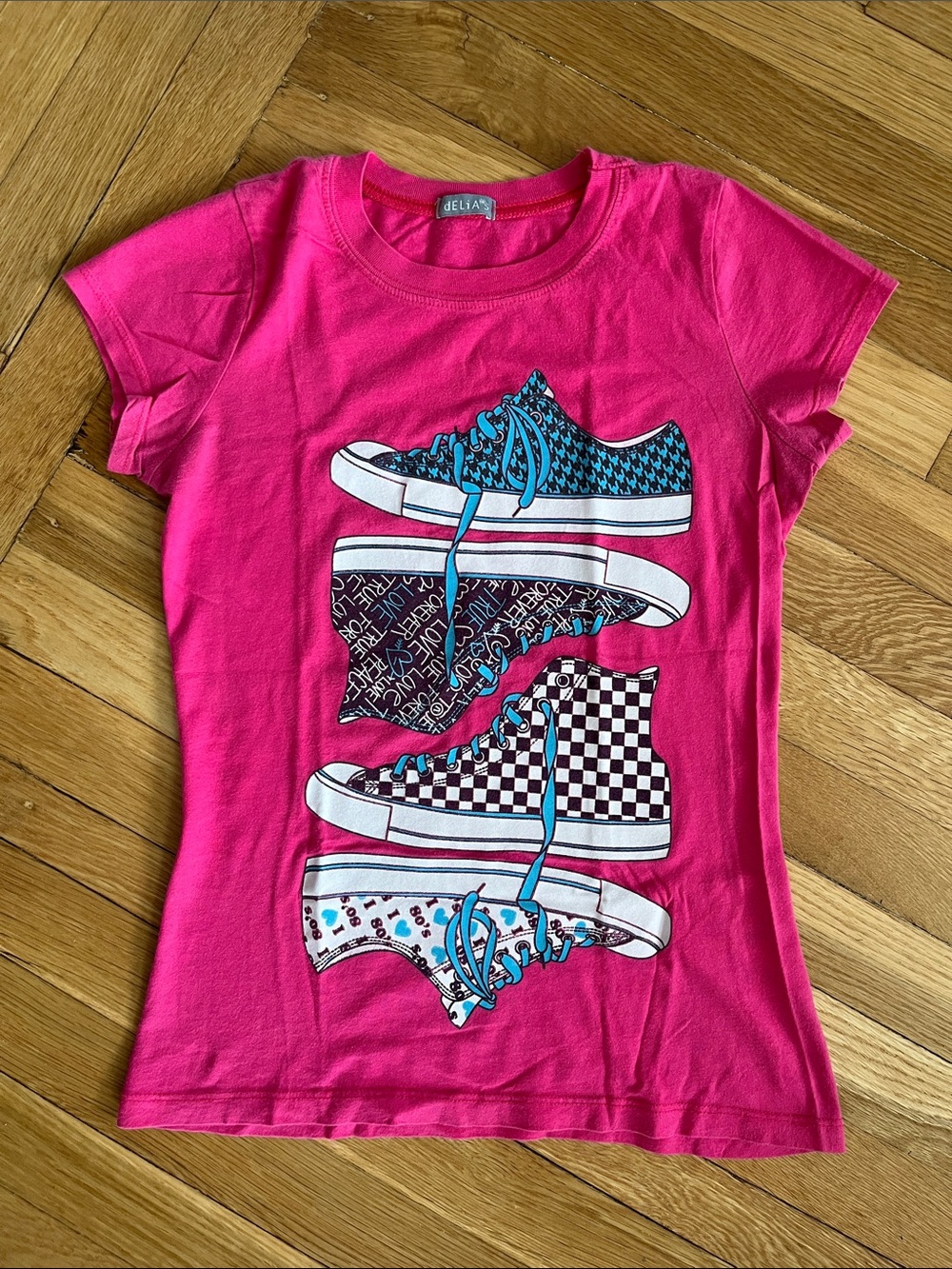 dELiA*s Bright Pink Short Sleeve Tee